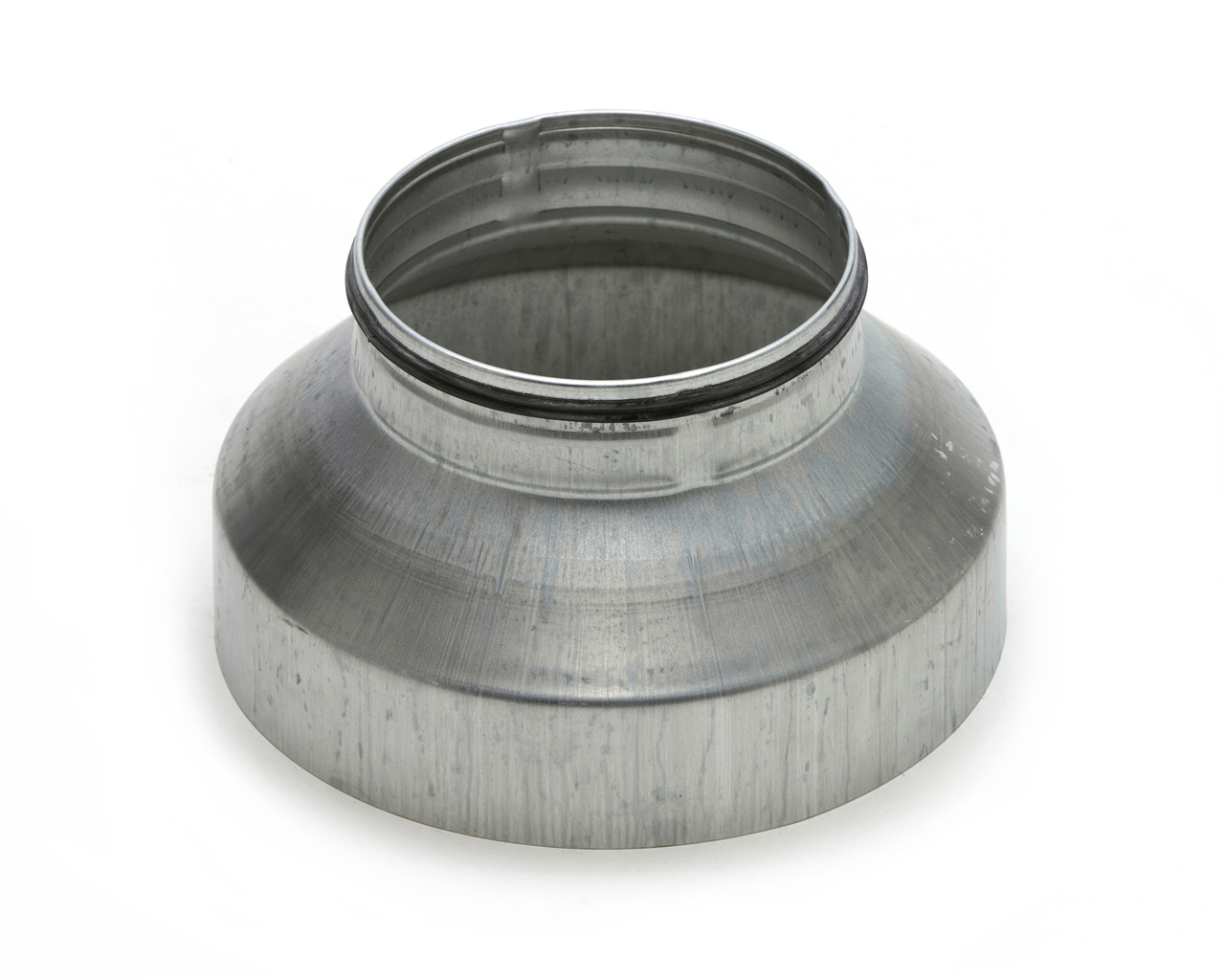 GVH010.008K Pressed reducer male/female KEN-LOK (GVH) The largest end of the GVH Pressed reducer fits over a fitting and the smallest fits into a Spiralo duct. This allows another large fitting of the same diameter to be installed directly onto the reducer.