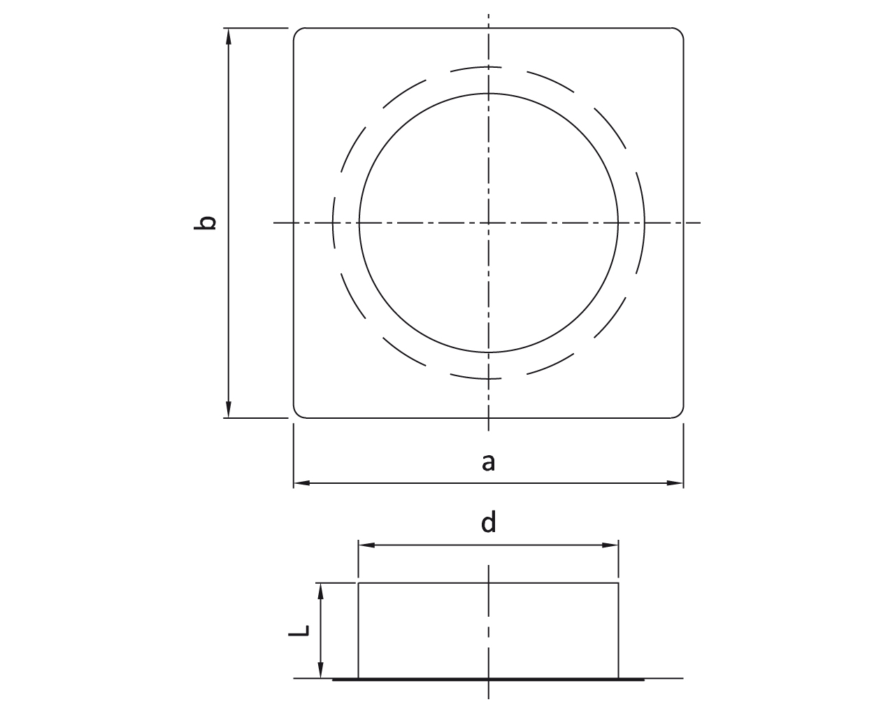 Wall plate take-off type 1 (PLPL1)