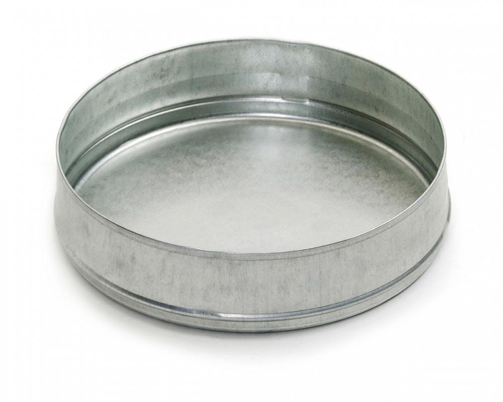 160 DB Pressed end cap male for duct, DB016 Air Spiralo