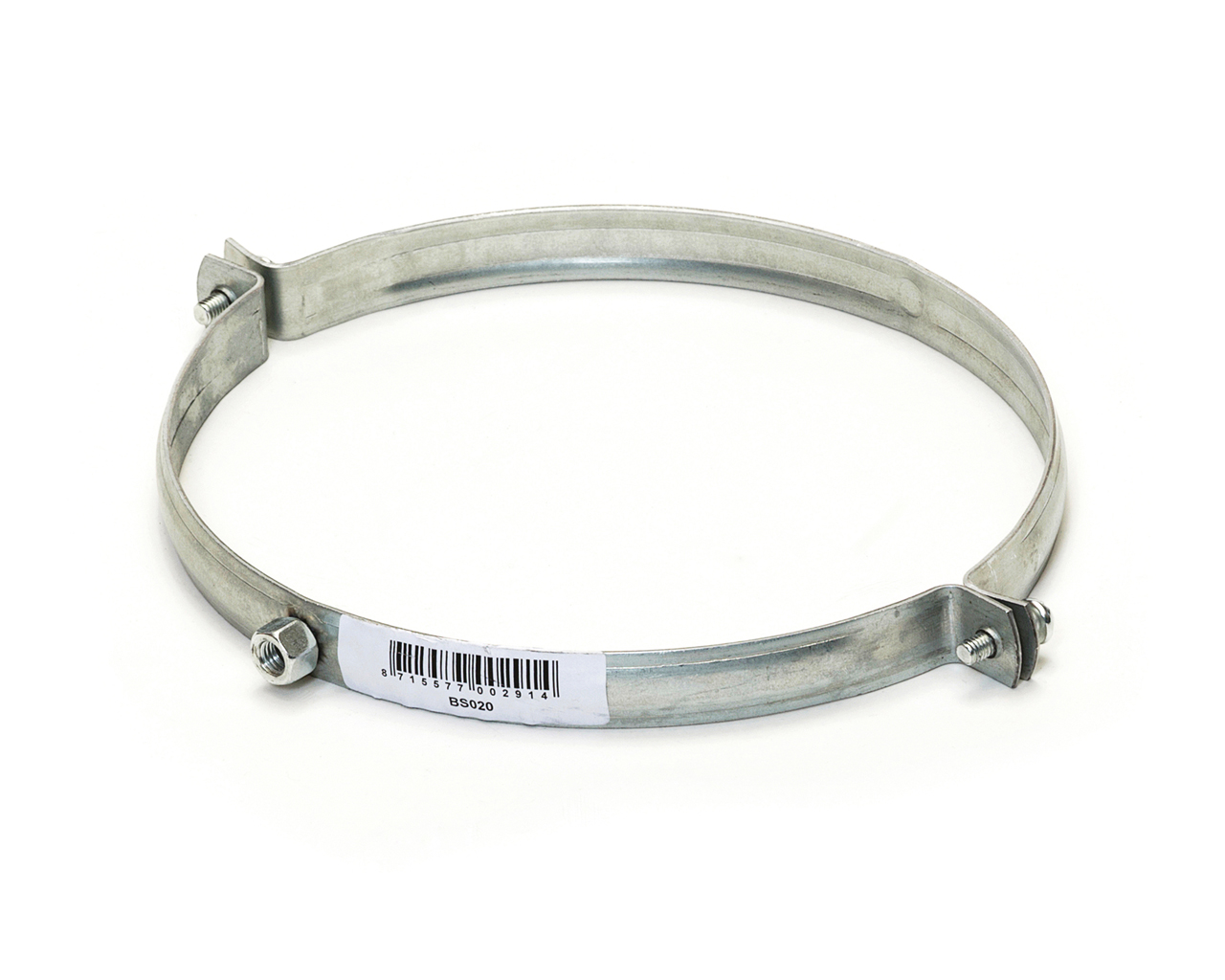BS008 Suspension ring M8 (BS) The BS Suspension ring M8 has a galvanised steel suspension ring with one welded nut at the centre of one segment of the suspension ring M8 (8 mm).