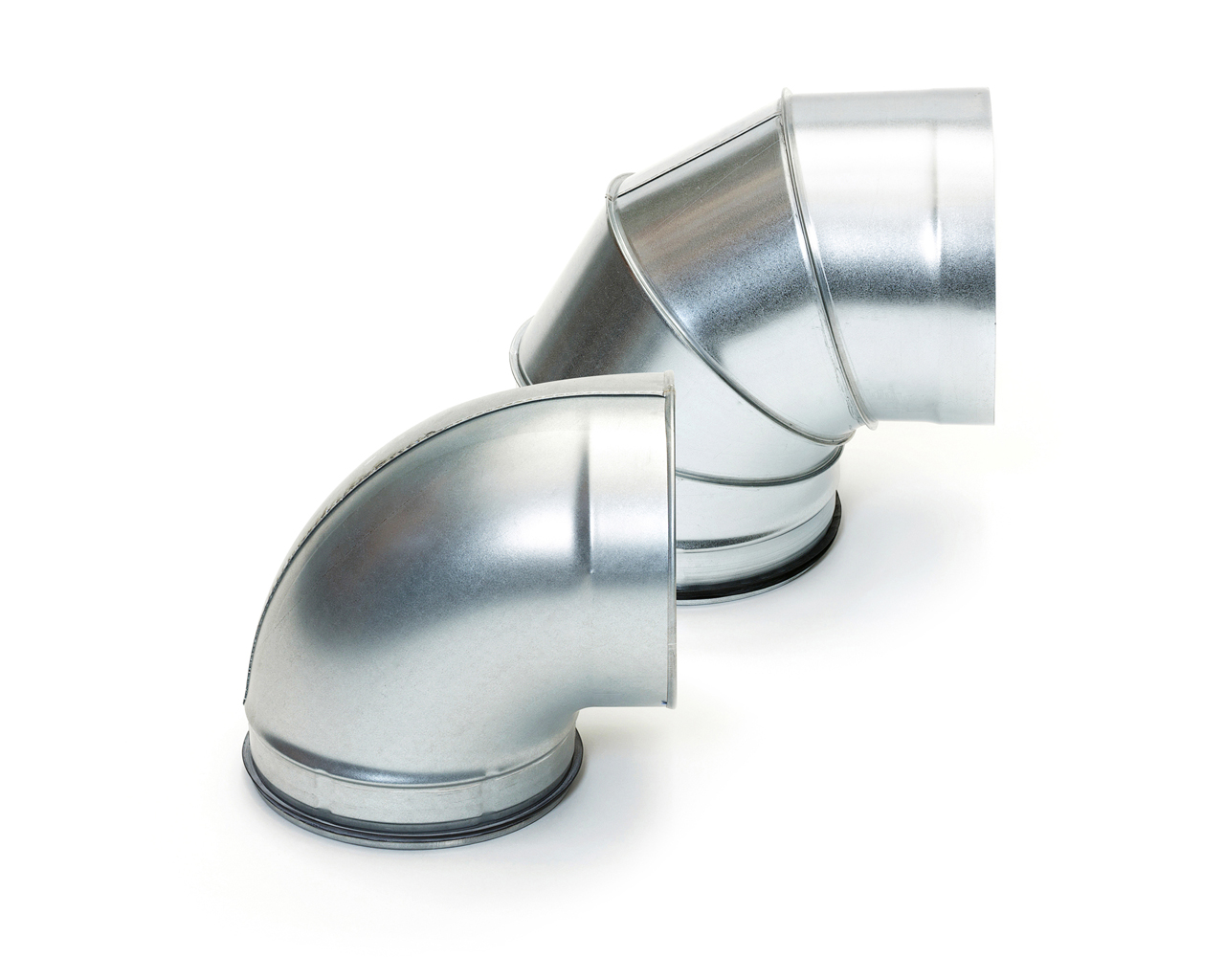 Curva stampata corti a 90° per pezzo / Curva a settori corti a 90° per pezzo R