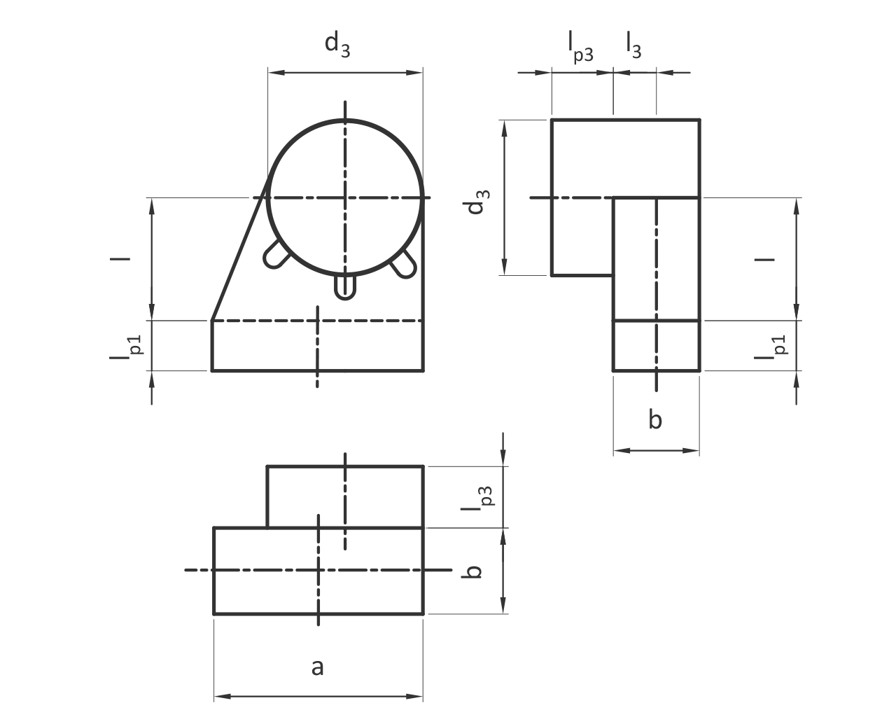 Lepehoek hulpstukkenmaat links/rechts (RKLHL / RKLHR)